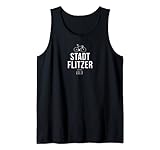 Lustiges Stadt Flitzer Fahrrad Fahrer Berlin Kurier Tank Top