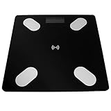 PATKAW Smart Körper Fett Skala Maßnahme Gewicht Und Körper Fett Körper Zusammensetzung Monitor für Körper Gewicht Körper Fett Muskelmasse Schw