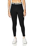 Nike Womens Pro 365 Leggings, Black/White, S