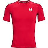 Under Armour Herren Comp Ss kurzärmliges T-shirt, Red / White, XL
