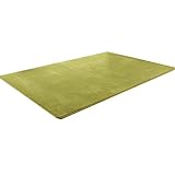 LEGU Bereich Teppich Coral Velvet Yoga Teppich Wohnzimmer und Schlafzimmer weichen zottigen Bereich feuchtigkeitsdichten Teppich Teppiche (Color : C, Größe : 80 * 160cm)