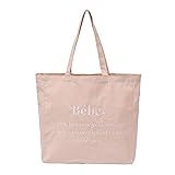 Tote Bag Große Kapazität Schultertasche Handtasche Elegante Bookbags Casual Shopping Wiederverwendbare Tote Taschen für Frauen Mädchen, Farbe-1, M
