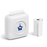 Fotodrucker Taschendrucker Bluetooth-Drucker Bluetooth Mini Drucker 1000mAh Kassenbon Memo Schwarzweiß-Bildgebung Mit Einer Rolle von 57 * 30