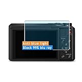 Vaxson 3 Stück Anti Blaulicht Schutzfolie, kompatibel mit Panasonic Lumix DMC-TZ58, Displayschutzfolie TPU Folie Bildschirmschutz [nicht Panzerglas ] N