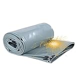 WWERT Heavy Duty Tarp，PE- Plane mit Verstärkten Ösen wasserdichte Graue Plane Abdeckplane In Premiumqualität Für Outdoor-Camping (Color : Gris, Size : 3x4m/9.84x13.12ft)