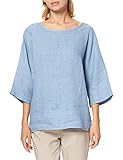 Le Jardin du Lin Damen Trlsc101428 Blouse, Blaue Jeans, 34 EU