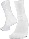 Under Armour Adult Playmaker Crew Socks, 1-Pair , White/Halo Gray , X-Larg