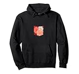 Hibiskus Blumen Muster Gänseblümchen Natur Brusttasche Pullover H