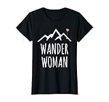 Bergsteiger Wander Woman Wanderer Wandern Geschenk Berge T-S