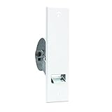 Einlassgurtwickler Gurtwickler inkl. Abdeckplatte Lochabstand 185mm für 5-6m Gurt für 20-23mm Gurtband - Abdeckplatte Reinweiß für Rolladen und R