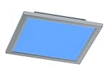 WOFI LED Deckenleuchte Oxon, Panel, Deckenlampe, Dimmbar, RGB-Farbwechsel, Aluminium, 20 W, 1.400 lm, 30 x 30 x 4,5