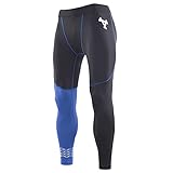 Briskorry Herren Kompressionshose Schnelltrocknende Silm Fit Laufhose Sporthose Atmungsaktive Trainingshose Sporthose Herren Lang Eng Legging