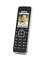 AVM FRITZ!Fon C6 Black DECT-Komforttelefon (hochwertiges Farbdisplay, HD-Telefonie, Internet-/Komfortdienste, Steuerung Fritz!Box-Funktionen) schwarz, deutschsprachige V