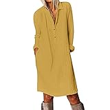 NP Frauen & #; S Bluse-Kleid Herbst langärmliges lässiges, niedrig g