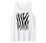 Zebra Streifen Afrika Tier Kostüm Karneval Zebrastreifen Tank Top