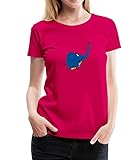 Spreadshirt Die Sendung Mit Der Maus Kleiner Elefant Spielt Frauen Premium T-Shirt, XL, Dunkles Pink