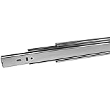 SOTECH 2 Paar (4 Stück) Vollauszüge KV1-45-H45-L550-NF 550 mm (eingeschoben) Schubladenauszüge kugelgelagert Tragkraft 45 Kg