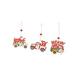 FEIZAO Weihnachtsdeko Holz Sale Weihnachtsanhänger Basteln Weihnachtsschmuck Hängende Charms DIY Anhängerweihnachtsdeko Holzverzierungen Christbaumanhänger Geschenkanhänger Deko W