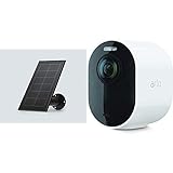 Arlo Solar Panel und Ultra2 Zusatz Überwachungskamera aussen - weiß, mit 90-tägigem Testzeitraum für Arlo S