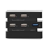 CUTULAMO Splitter-Expander für, einzigartige LED-Anzeigen Multi-Port-USB-Hub High Speed ​​Low für Pro-Spielek