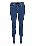 VERO MODA Damen Vmjudy Mr Slim Jegging Vi385 Noos Jeans, Medium Blue Denim, M / 30L EU