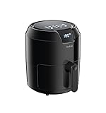 Tefal EY4018 Easy Fry Precision XL Heißluftfritteuse | 1500 Watt | 4,2 Liter Fassungsvermögen | automatische Programme | digitales Display | Timer | ohne Fett/Öl | Schw