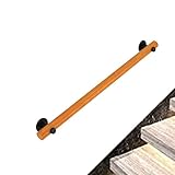 LWJJHJ Handlauf Treppengeländer 1ft-20ft, Moderne Baluster-Holz, Korridor rutschfeste Treppenhandlauf-Stützstange, Loft Villa Indoor- und Outdoor-Wandgriff (Size : 17ft)