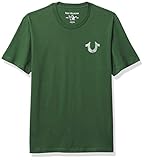 True Religion Herren Lullaby Short Sleeve Crewneck Tee T-Shirt, Grün, 3X-Groß