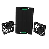 Solarpanel-Lüfter-Kit, Mini-Ventilator, weit verbreitet für den Außenbereich für Gewächshäuser für Wohnmob