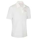 TanMeOn Durchbräunendes Poloshirt für Herren Poloshirt braun Werden, Ideal für Golf, Radsport und Freizeit. Farben: Weiss, blau oder grau, Größen S, M,L, XL, XXL (Weiß, L)