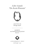 Liber Aurelii ‘On Acute Diseases’: critical edition by Philipp Roelli (Beihefte zum Mittellateinischen Jahrbuch)