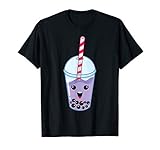 Kawaii Boba Milk Tea | Cute Blueberry Bubble Tea Lover Gift T-S