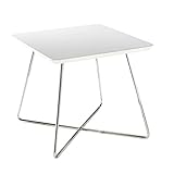 ZLQBHJ Couchtisch-Bügeltisch-Teller, quadratischer Cocktail-Tisch mit geräumigen Tisch-Top-kleinen Endtisch, for Wohnzimmer-Schlafzimmer-Sofa Kleiner Side-Tisch Kleiner T