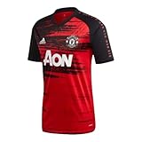 adidas Herren Fußball-Top Manchester United - Rot - Groß