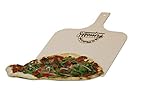 Pimotti Pizzaschaufel/Brotschaufel/Flammkuchenbrett aus naturbelassenem Sperrholz für Pizzastein (1er Set)