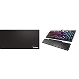 ROCCAT Kanga XXL - Choice Cloth Gaming Mousepad (850 x 330 x 2mm) + Vulcan 121 - Mechanische Gaming Tastatur, AIMO LED Einzeltastenbeleuchtung, Titan Switch Speed, Aluminiumob