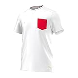 adidas Herren T-Shirt FC Bayern München Tee, White/Fcb True Red, XXL, S13610