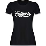 Geburtstagsgeschenk Geburtstag - Fuffzich 50. Geburtstag - weiß - L - Schwarz - Geburtstag fuffzich - L191 - Tailliertes Tshirt für Damen und Frauen T-S