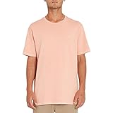 Volcom Herren Solid Stone Emb Ss Tee T-Shirt, Ton/Orange, XS