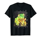 Froschvektor mit roten Augen T-S