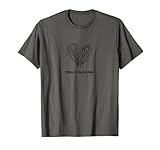 Heartbreaker Hipster T-Shirt mit gebrochenem Herz, Love Scribble T-S