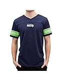 New Era Herren Oberteile / T-Shirt Team Apparel Supporters Seattle Seahawks blau L