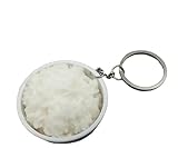 JONJUMP Schlüsselanhänger aus chinesischem Porzellan, Blau / Weiß