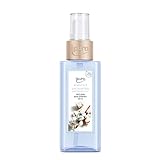 ipuro ESSENTIALS Raumspray cotton fields – hochwertiger Lufterfrischer Raumduftspray für ein angenehmes Raumklima – umweltfreundliches Design, Transparent, 120