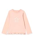 bellybutton Baby-Mädchen Langarmshirt T-Shirt, Silver pink|Rose, 80