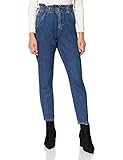 Cross Jeans Damen Baggy Pant Jeans, Dark mid Blue, N