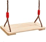 Garten Schaukel Erwachsene Kinder Holz Schaukelsitz Schaukelbrett Brettschaukel für Kinder zum Schaukeln Outdoor Indoor (2 Bretter)