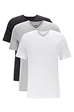 BOSS Herren T-Shirt VN 3P CO Dreier-Pack T-Shirts aus Baumwolle mit V