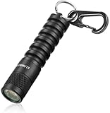 LUMINTOP EDC01 Schlüsselanhänger-Taschenlampe, 120 Lumen Taschen-EDC-Taschenlampe,36 Stunden langlebig,3 Modi,IPX8 wasserdichtbetrieben mit AAA-Batterie(nicht enthalten)