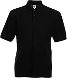 Polo-Shirt * 65/35 Polo * Fruit of the Loom * XXXL * Schwarz Schwarz,XXXL